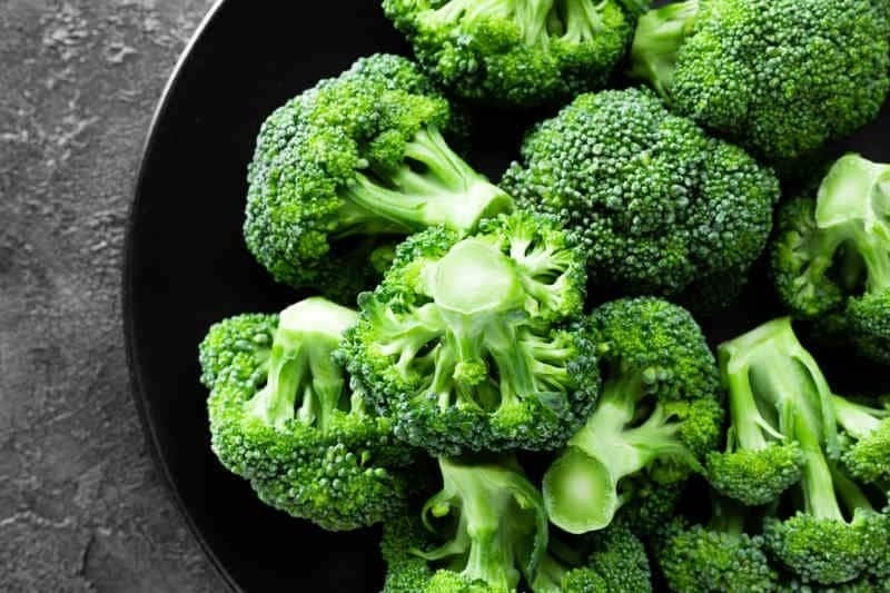 Food broccoli on plate